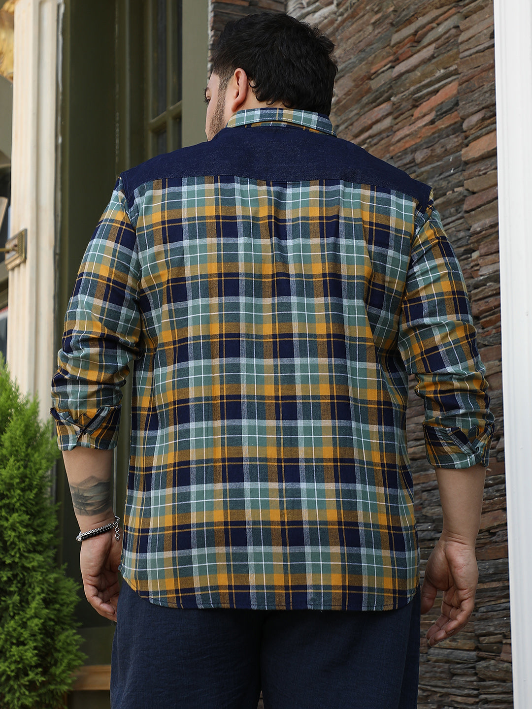 Tartan-Plaid Utility Shirt