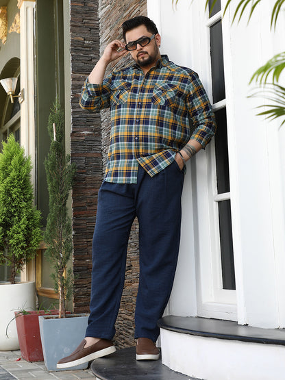 Tartan-Plaid Utility Shirt
