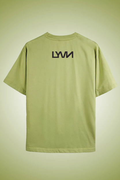 Green Dead End Oversized Printed T-shirt