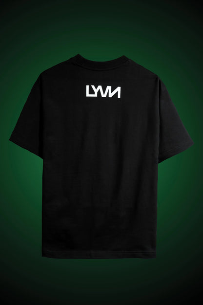 Green Abstract Face T-Shirt