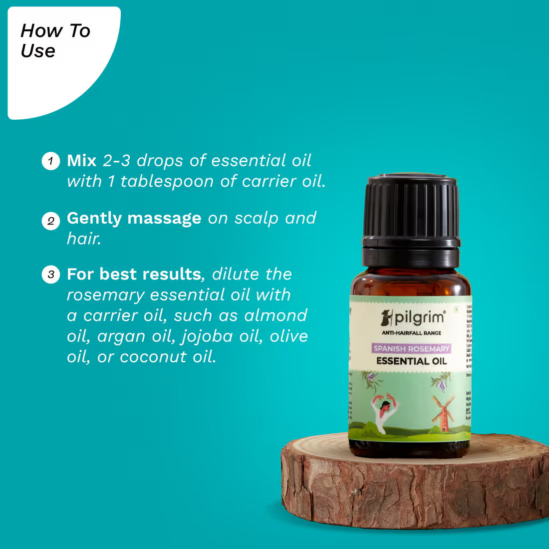 Pilgrim Spanish Rosemary Essential Oil 10 MILLI_LITRE
