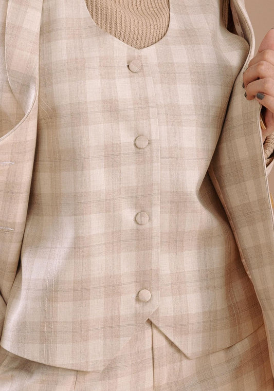 Plaid Waistcoat