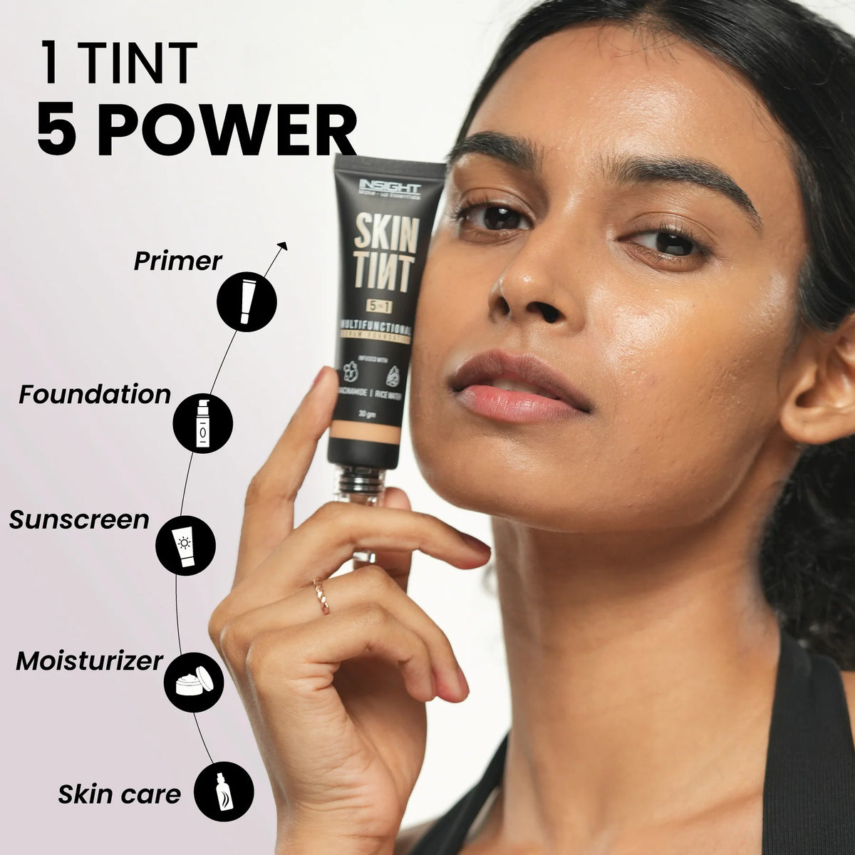 INSIGHT SKIN TINT 5IN 1 MULTIFUNCTIONAL SERUM FOUNDATION - 01 WHIPPED CREAM