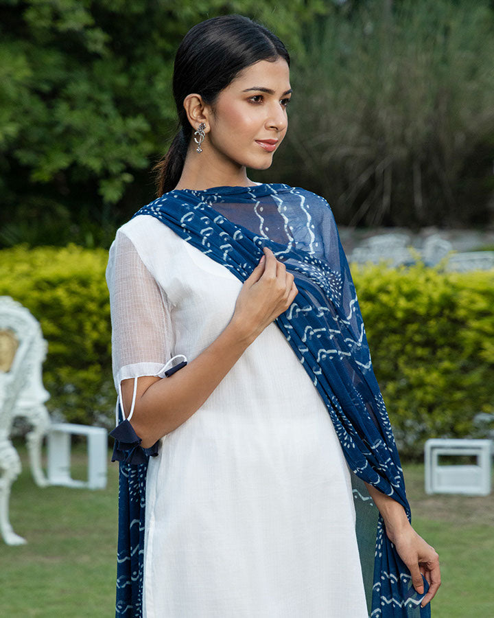 White Tassel Doria Suit