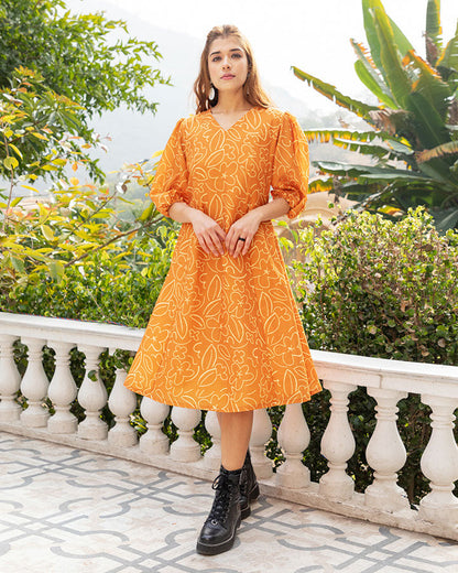 Bronze Abstract Maxi