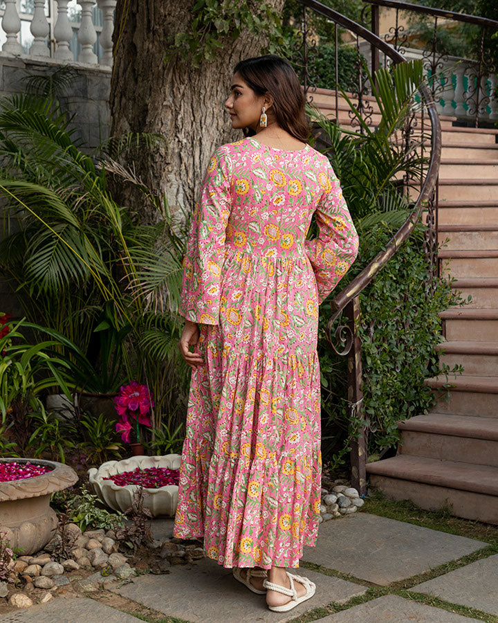 Pink Bouquet Maxi