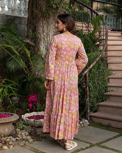 Pink Bouquet Maxi