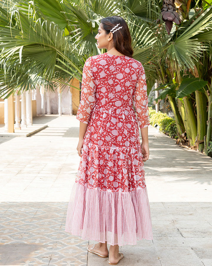 Red Garden Doria Maxi Dress