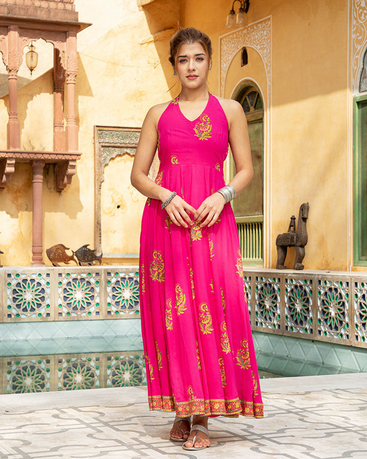 Rani Paisley Block Print Dress