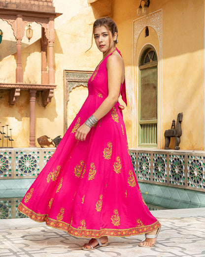 Rani Paisley Block Print Dress