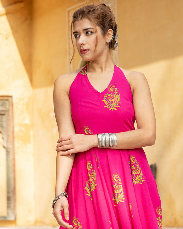 Rani Paisley Block Print Dress