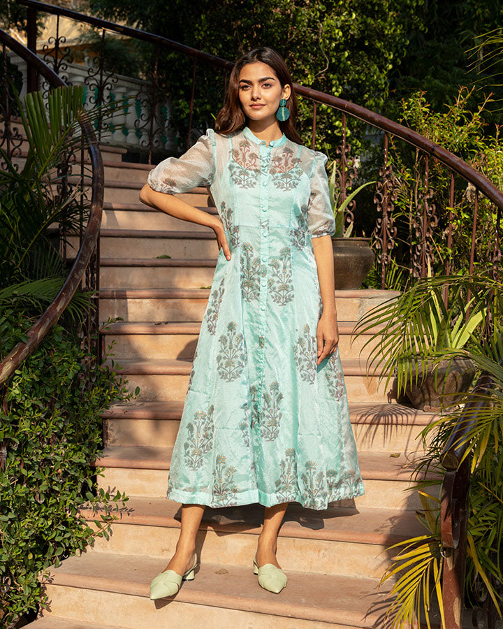 Ice Blue Doria Maxi