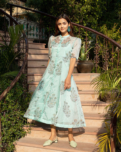 Ice Blue Doria Maxi