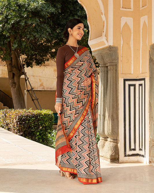 Red Hill Chanderi Saree