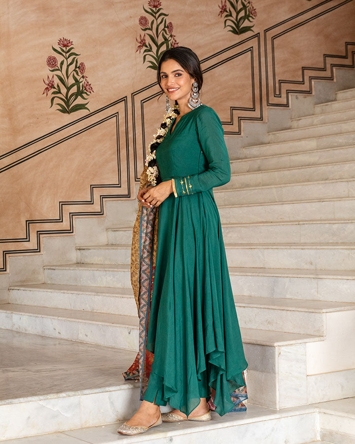 Hara Kalamkari Suit