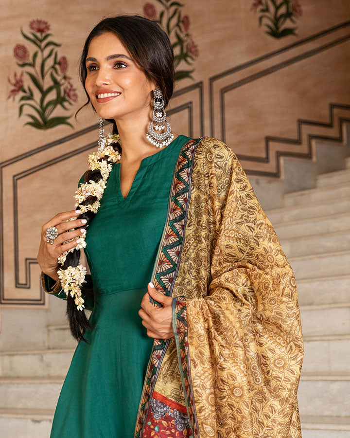 Hara Kalamkari Suit