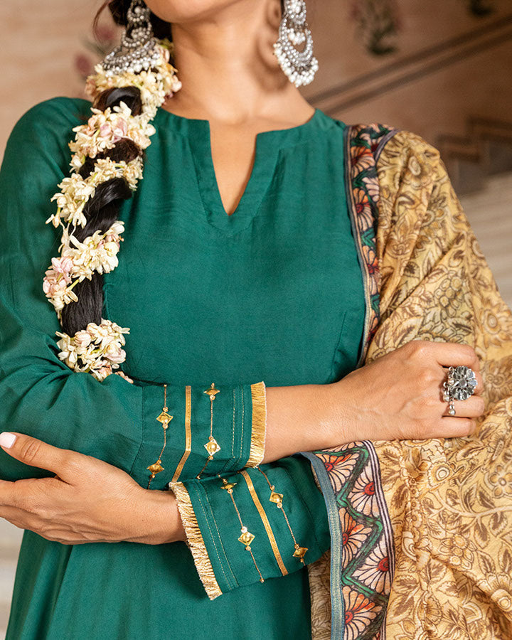 Hara Kalamkari Suit
