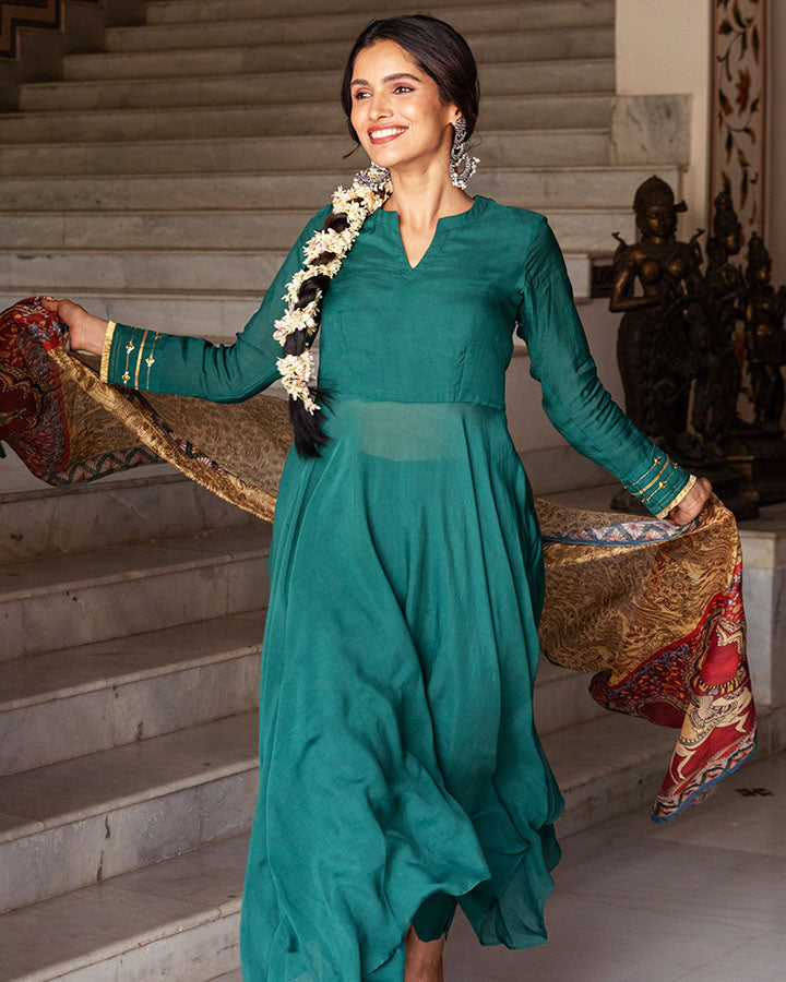 Hara Kalamkari Suit
