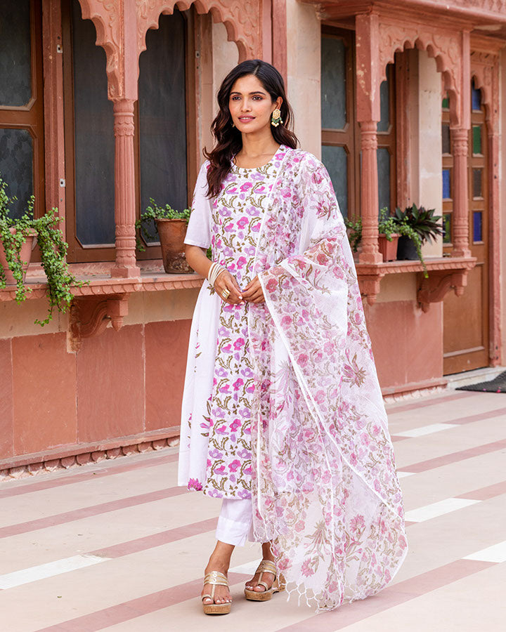 Purple Meher Block Suit