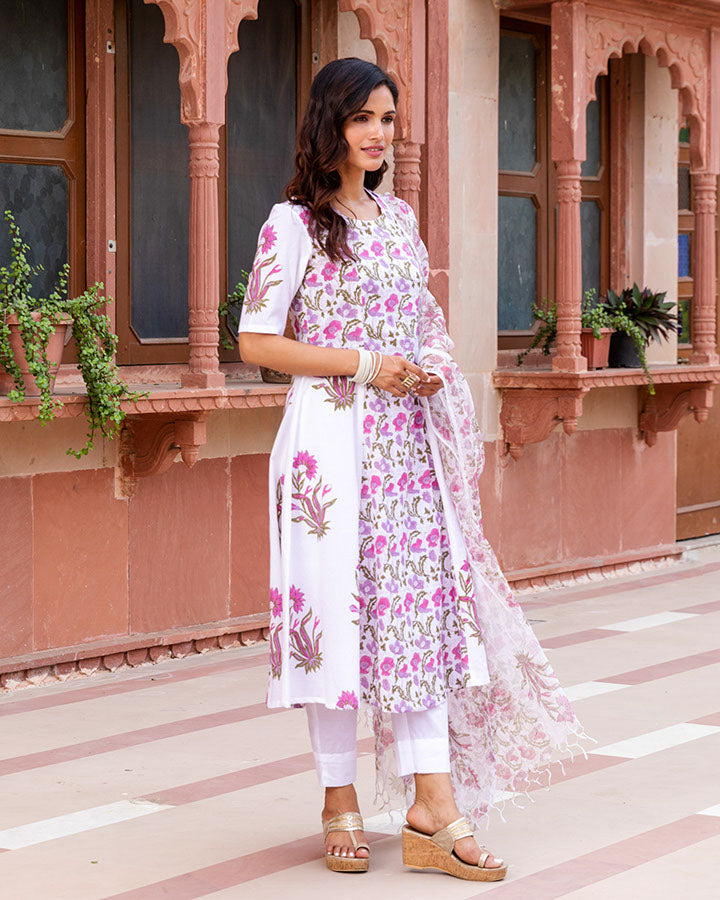 Purple Meher Block Suit