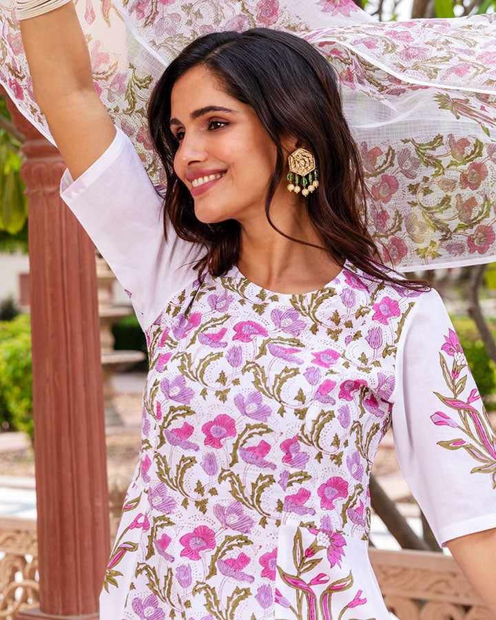 Purple Meher Block Suit
