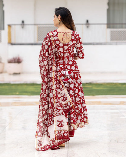 Surkh Cotton Suit Set