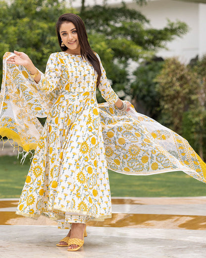 Aadhya Cotton Suit Set