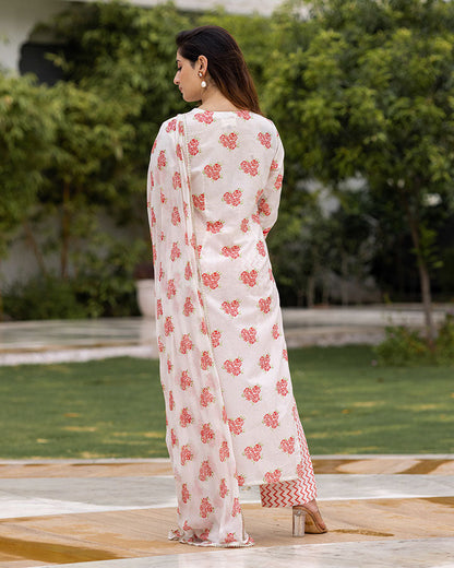 Rose Cotton Suit