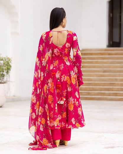Pink Flora Suit