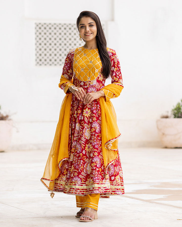 Ghazal Cotton Suit Set