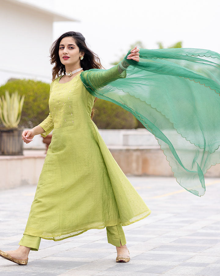 Green Tissue Suit