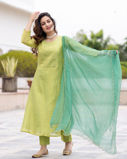 Green Tissue Suit