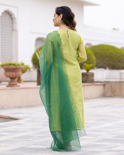 Green Tissue Suit