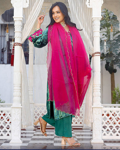 HANIYA GREEN SUIT SET