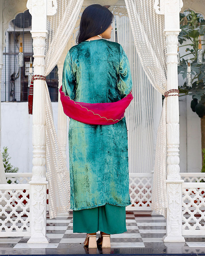 HANIYA GREEN SUIT SET
