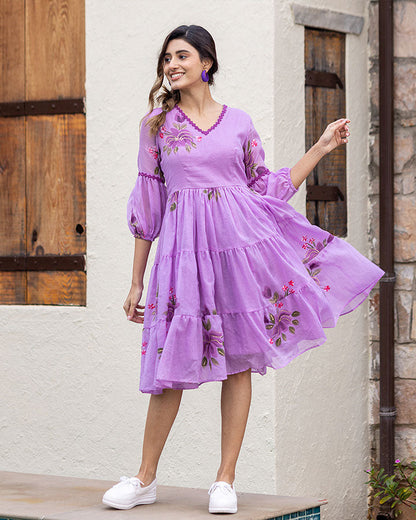 Claire Handpainted Doria Dress