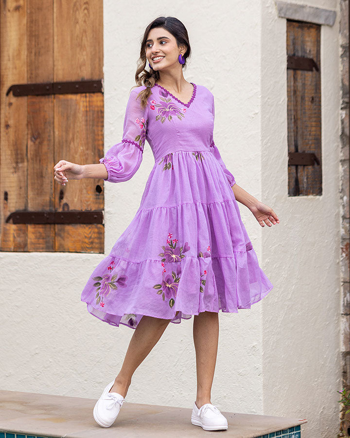Claire Handpainted Doria Dress