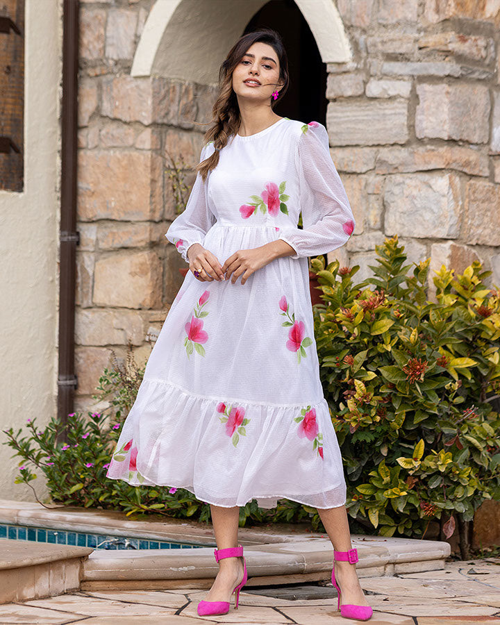 LAVANYA HANDPAINTED MAXI DRESS