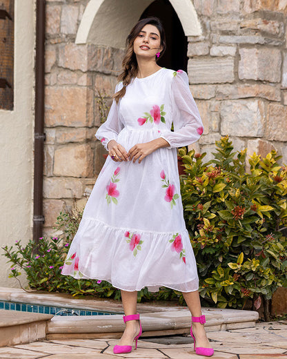 LAVANYA HANDPAINTED MAXI DRESS