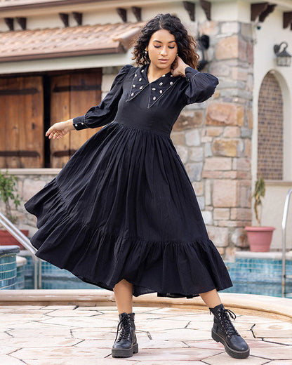 BLACK ENVY MAXI DRESS