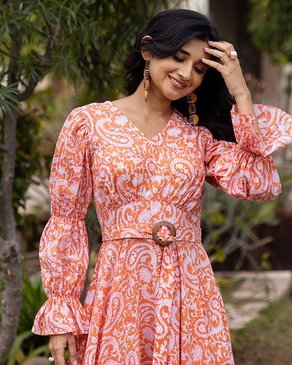 Chloe Printed Maxi Dress