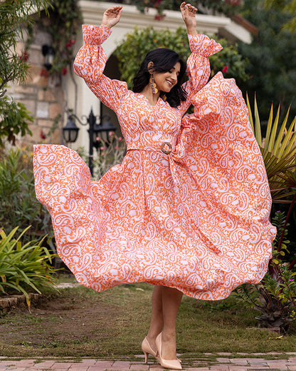 Chloe Printed Maxi Dress