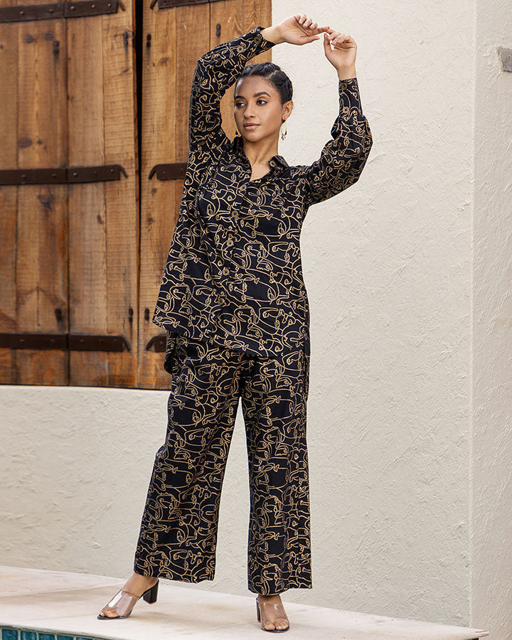 VARIED FACES CO-ORD SET