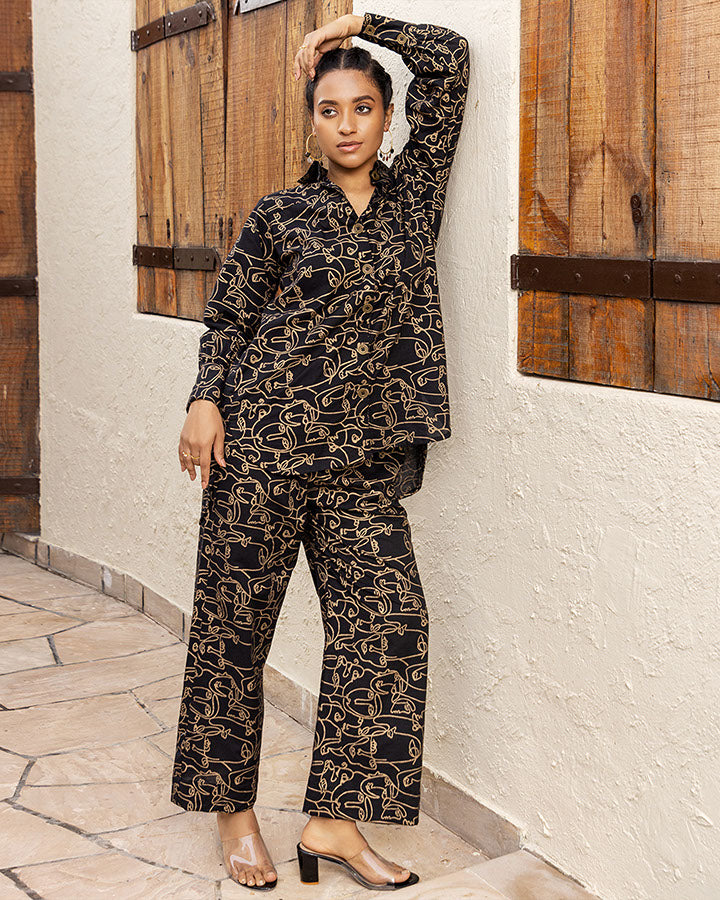 VARIED FACES CO-ORD SET