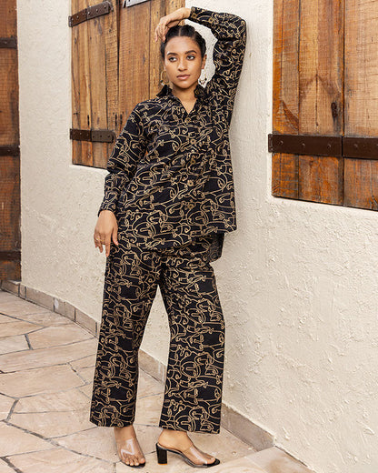 VARIED FACES CO-ORD SET
