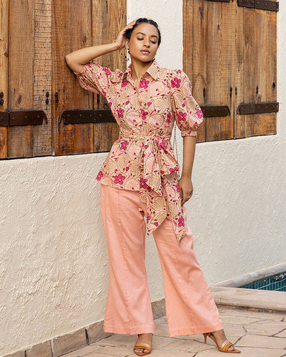 PEACHES BLOCK CO-ORD SET