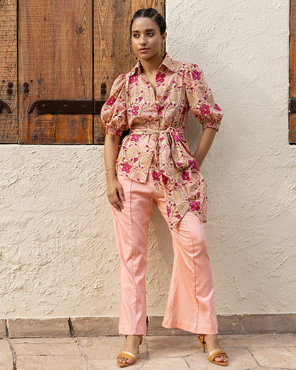 PEACHES BLOCK CO-ORD SET