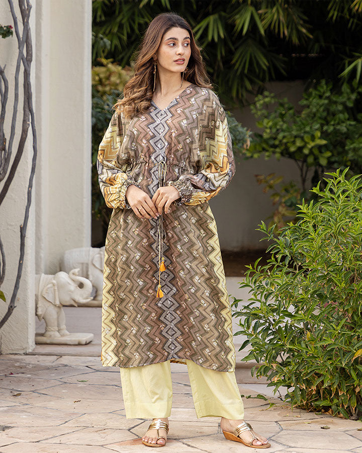 WANDER PRINTED KURTA SET
