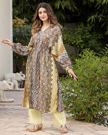WANDER PRINTED KURTA SET