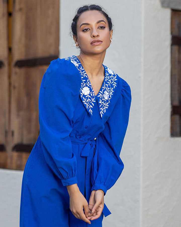 ROYAL BLUE JUMPSUIT